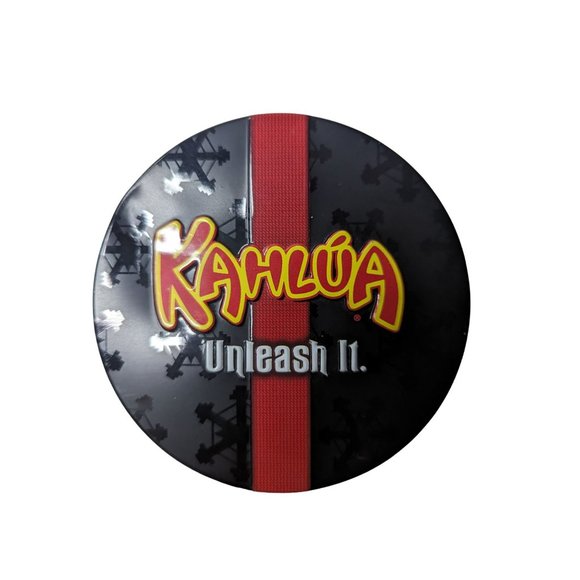 Kahlua 2003 Limited Edition 2 Empty Bottle Tin Textured Surface Lights Up 12" - Picture 4 of 6